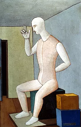 El ídolo hermafrodita, 1917, Carlo Carrà, Milán, colección privada