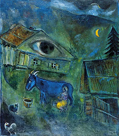 Marc Chagall, El ojo verde, 1944