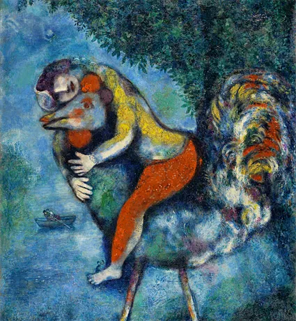 Marc Chagall, El gallo, 1929