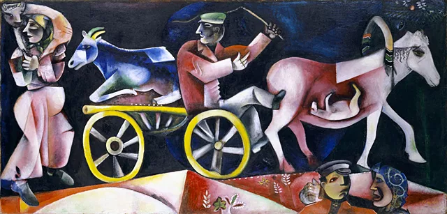 Marc Chagall, El comerciante de ganado, 1912