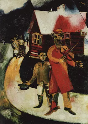 El violinista, 1911-1914, Marc Chagall