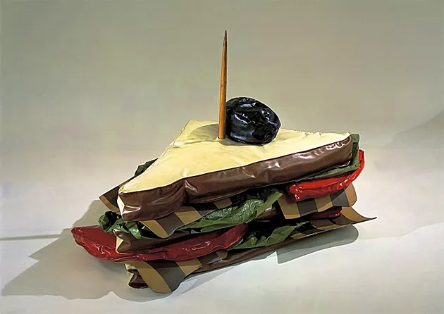 Giant BLT (Bacon, Lettuce, and Tomato Sandwich), 1963, Claes Oldenburg