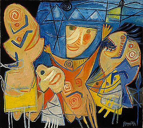 Fête nocturne, 1950, Corneille