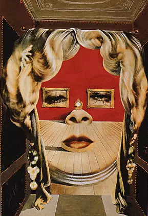 Visage de Mae West, 1934-1935, Salvador Dalí