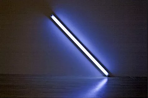 Diagonal del 25 de mayo, 1963, Dan Flavin