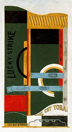 Lucky Strike, 1921, Stuart Davis