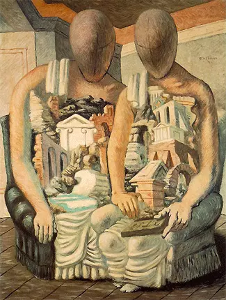Los arqueólogos, 1927, Giorgio de Chirico