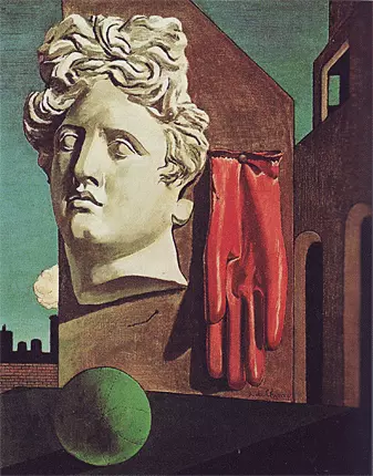 Le chant d'amour, 1914, Giorgio de Chirico,