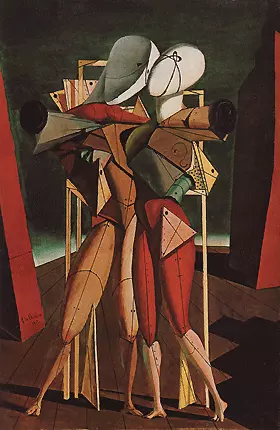 Hector et Andromaque, 1917, Giorgio de Chirico