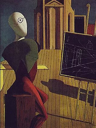 Le vaticinateur, 1915, Giorgio de Chirico