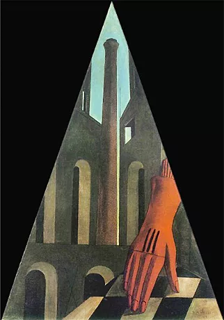 L’énigme de la fatalité, 1914, Giorgio de Chirico