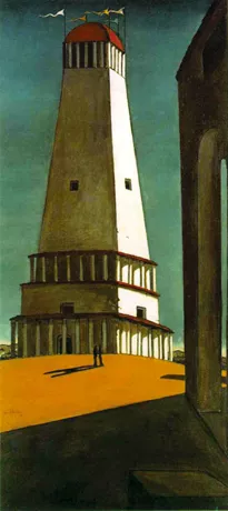 La nostalgia del infinito, 1912, Giorgio de Chirico