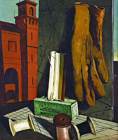 Progetti della ragazza (Les projets de la jeune fille), 1915 Giorgio de Chirico