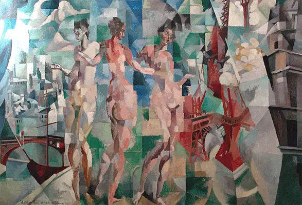 La ciudad de París, 1910-1912, Robert Delaunay