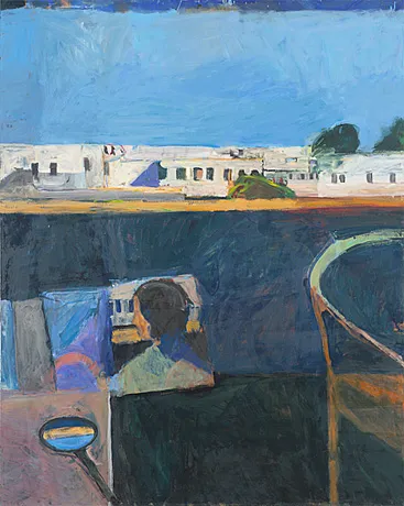 Interior con vista de edificios, 1962, Richard Diebenkorn