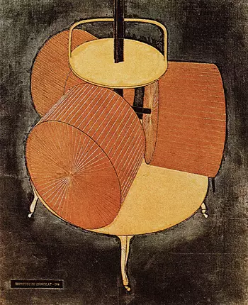 El molinillo de chocolate I, 1914, Marcel Duchamp