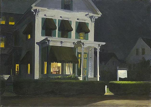 Edward Hopper, Chambres pour touristes, 1945