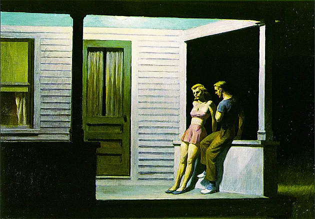 Edward Hopper, Tarde veraniega (Summer Evening), 1947
