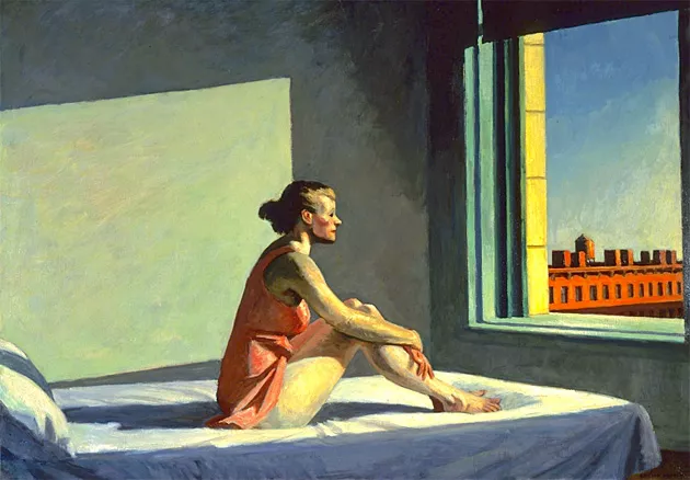 Edward Hopper, Soleil du matin (Morning Sun), 1952