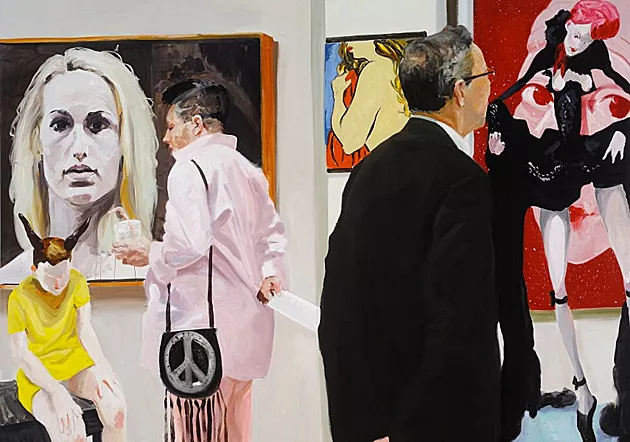 Art Fair : Booth, 2014, Eric Fischl