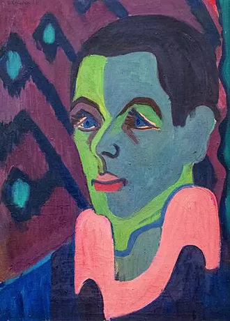 Autorretrato, 1925-1926, Ernst Ludwig Kirchner