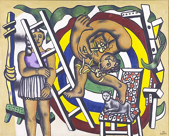 Fernand Léger, El acróbata y su compañera, 1948