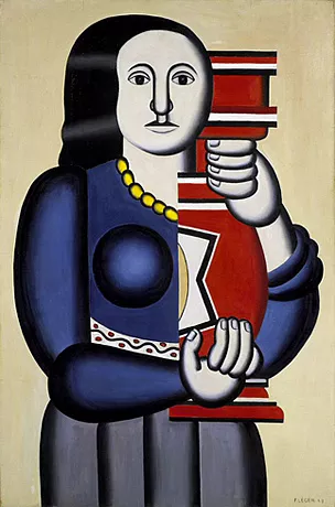 Fernand Léger, Mujer sosteniendo un jarrón, 1924-1927