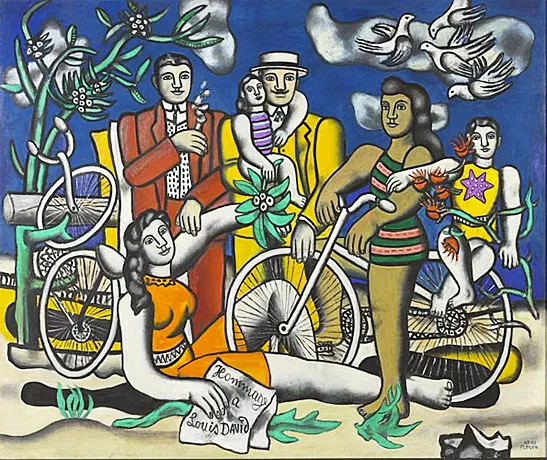 Fernand Léger, Les Loisirs, Hommage à Louis David, 1948-1949