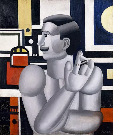 Fernand Léger, El mecánico, 1918