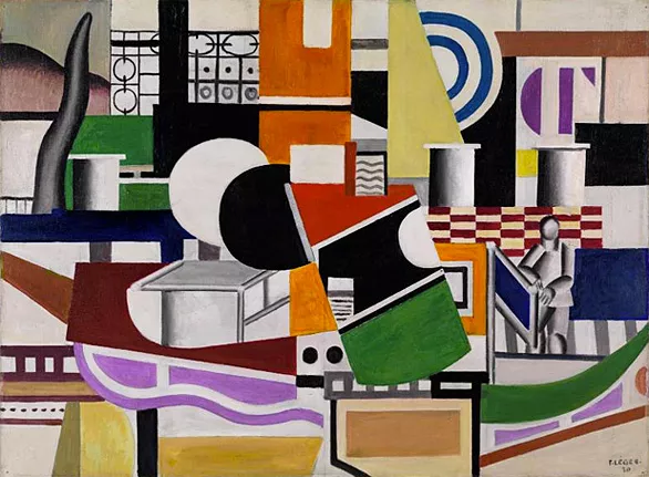 Fernand Léger, El puente del remolcador, 1920