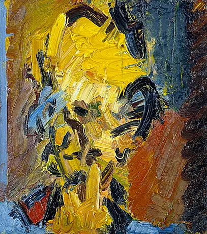 Head of William Feaver, 2003, Frank Auerbach