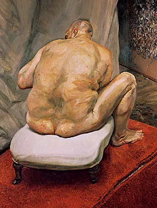 Hombre desnudo visto de espaldas, 1991-1992, Lucian Freud