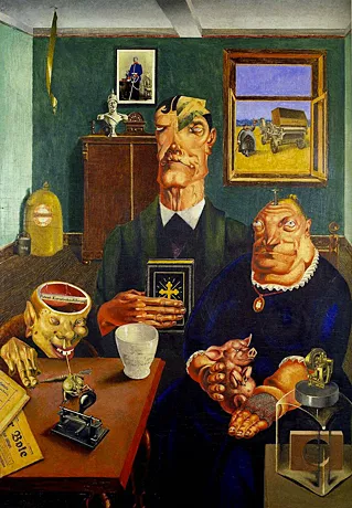 Famille de fermiers industriels, 1920, Georg Scholz (Wuppertal, Von der Heydt-Museum)