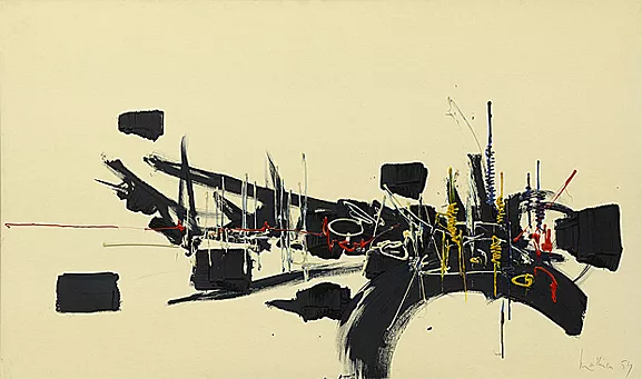 Untitled, 1959, George Mathieu