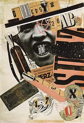 ABCD, Autorretrato, 1921, Raoul Hausmann