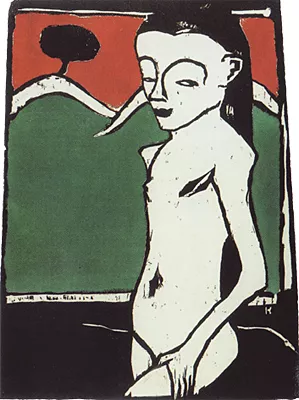 Fillette débout, 1910, Erick Heckel