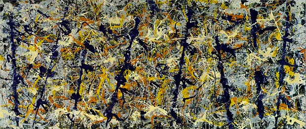 Blue poles, 1953, Jackson Pollock