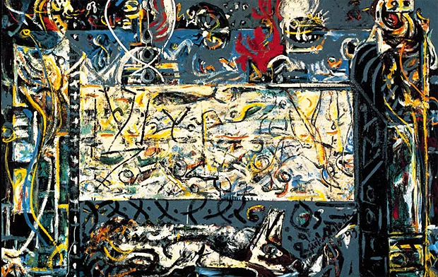 Gardians du secret, 1943, Jackson Pollock