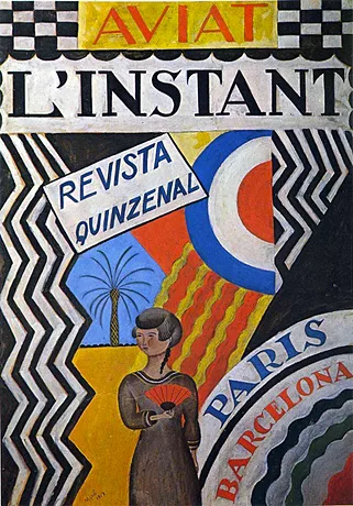 Aviat, l’Instant, proyecto de cartel para la revista l'Instant, 1919