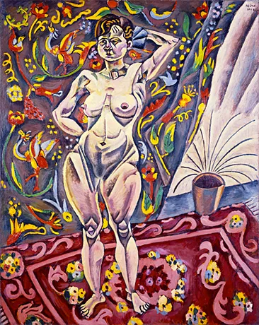 Desnudo de pie, 1918, Joan Miró