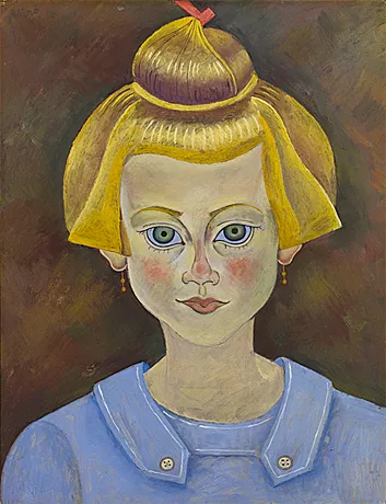 Portrait de petite fille, 1919, Joan Miró