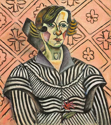 Portrait de Joaneta Obrador, 1918, Joan Miró