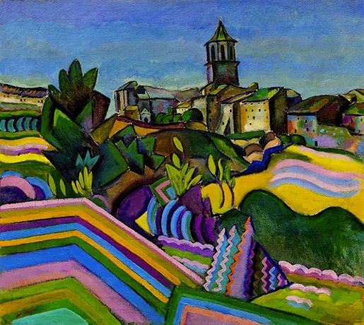 Prades, el poble (Prades, el pueblo), 1917, Joan Miró