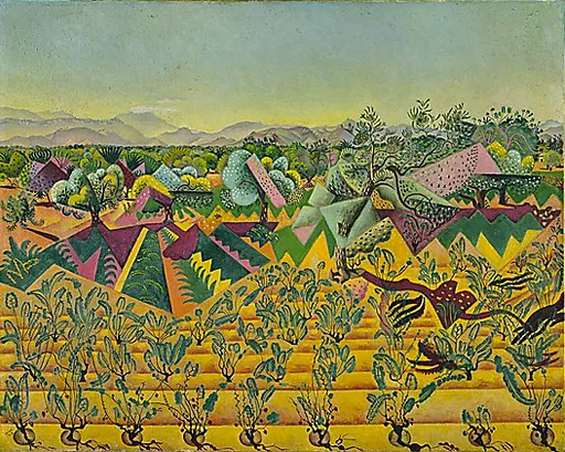 Mont-roig, vinyes i oliveres (Mont-roig, viñas y olivos), 1919, Joan Miró