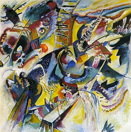 Improvisación "Barranco", 1914, Vassily Kandinsky