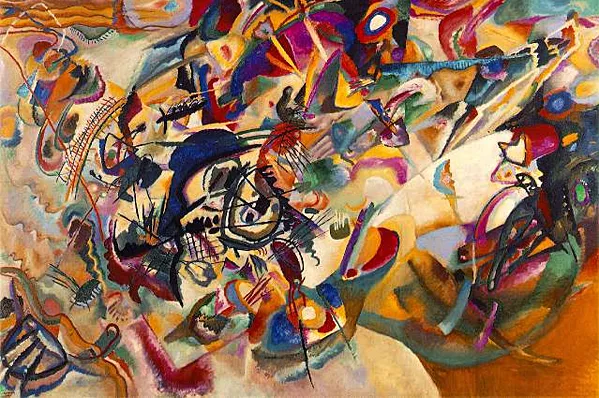 Komposition VII, 1914, Wassily Kandinsky, Moscú, Galería Tretiakov