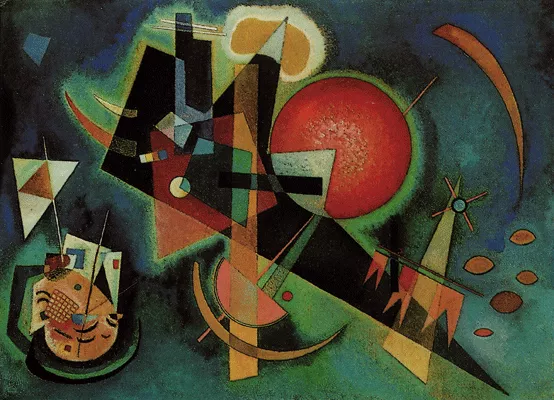 En azul, 1925, Wassily Kandinsky