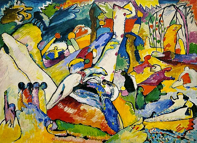 Étude pour la Composition 2, 1910, Vassily Kandinsky