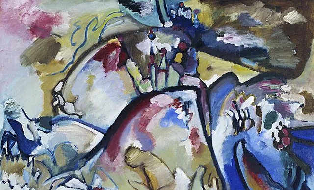 Improvisation 21A, détail, 1911, Vassily Kandinsky