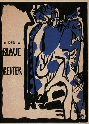 Cubierta del Almanaque «El jinete azul», 1912, Wassily Kandinski